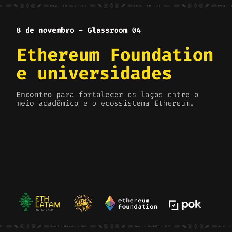 Cover Image for Universidades & Ecossistema Ethereum