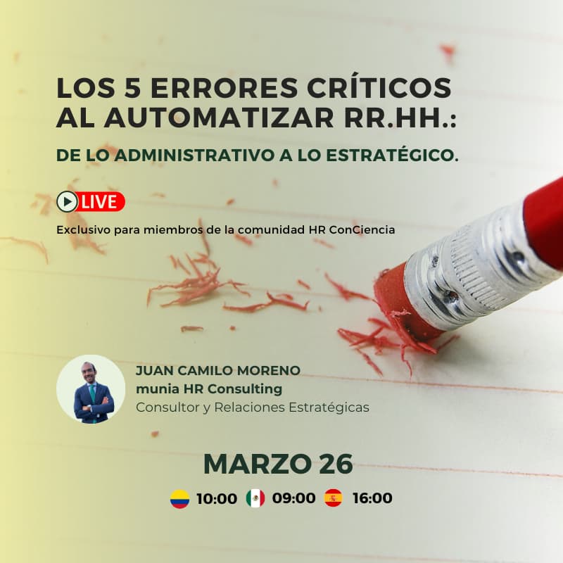 Cover Image for Los 5 errores críticos al automatizar RR.HH