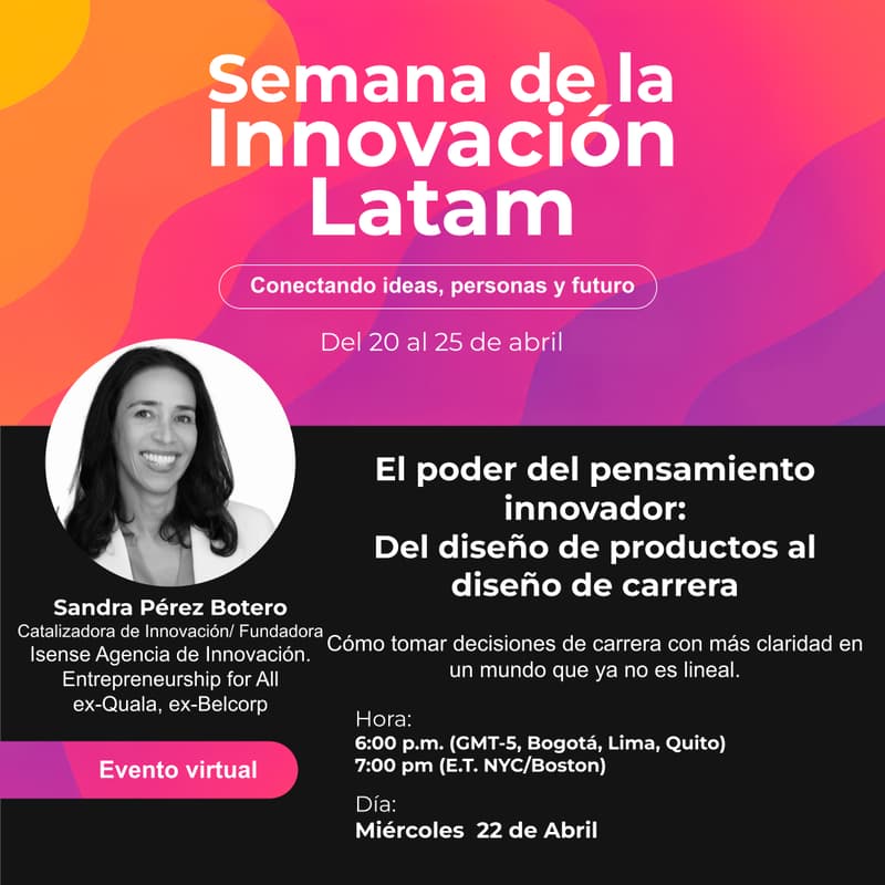 Foto de portada de El poder del Pensamiento Innovador: Del Diseño de Productos al Diseño de Carrera