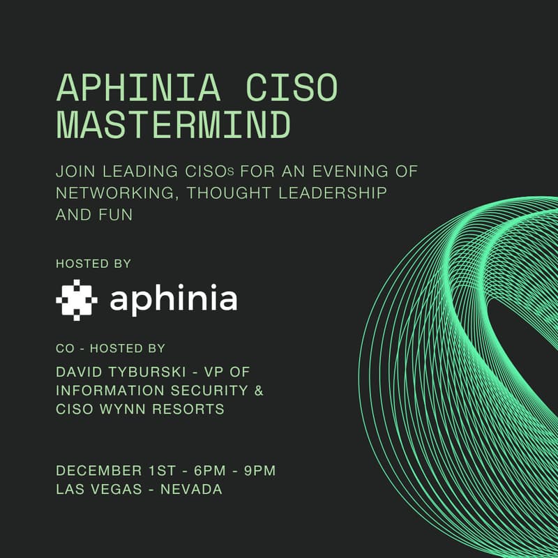 Cover Image for Las Vegas - Aphinia CISO Mastermind Dinner