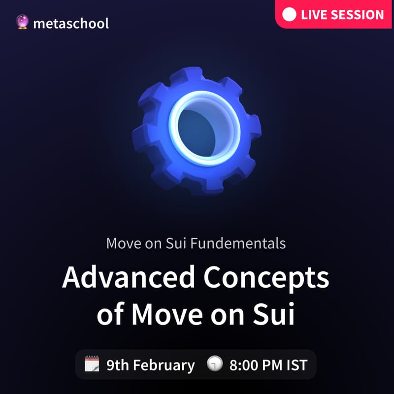 Cover Image for Advanced concepts of Move on Sui