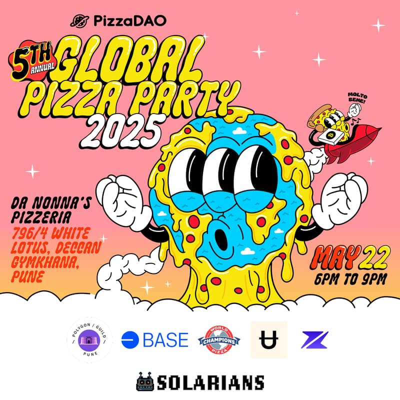 Cover Image for Global Pizza Party by PizzaDAO - Pune