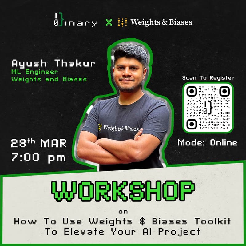 Cover Image for How to Use Weights & Biases Toolkit to Elevate Your AI Project by Ayush Thakur x Binary