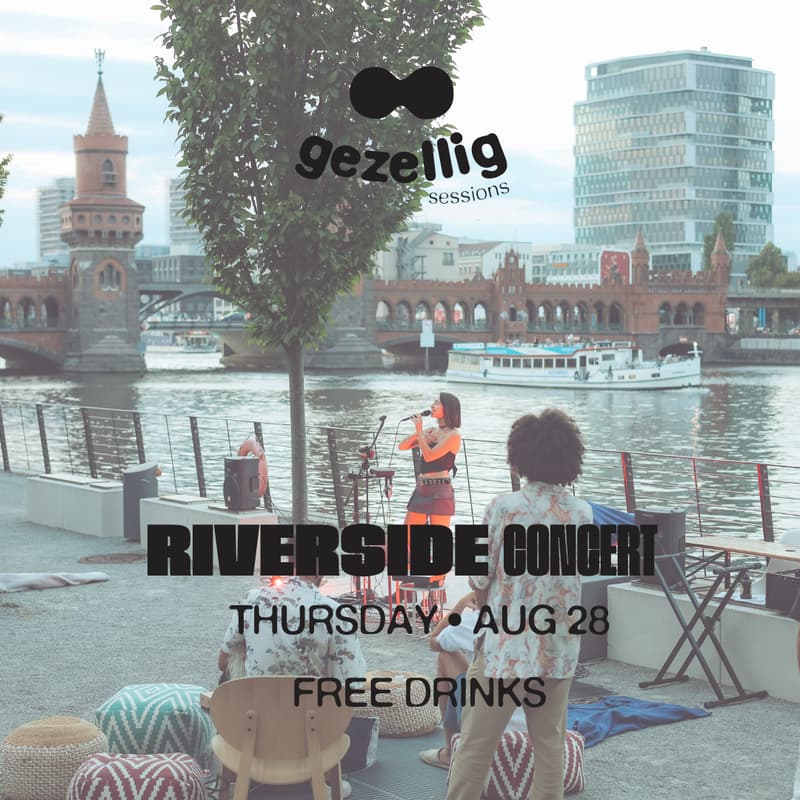 Cover Image for Gezellig Sessions: Riverside concert (+ free drinks)