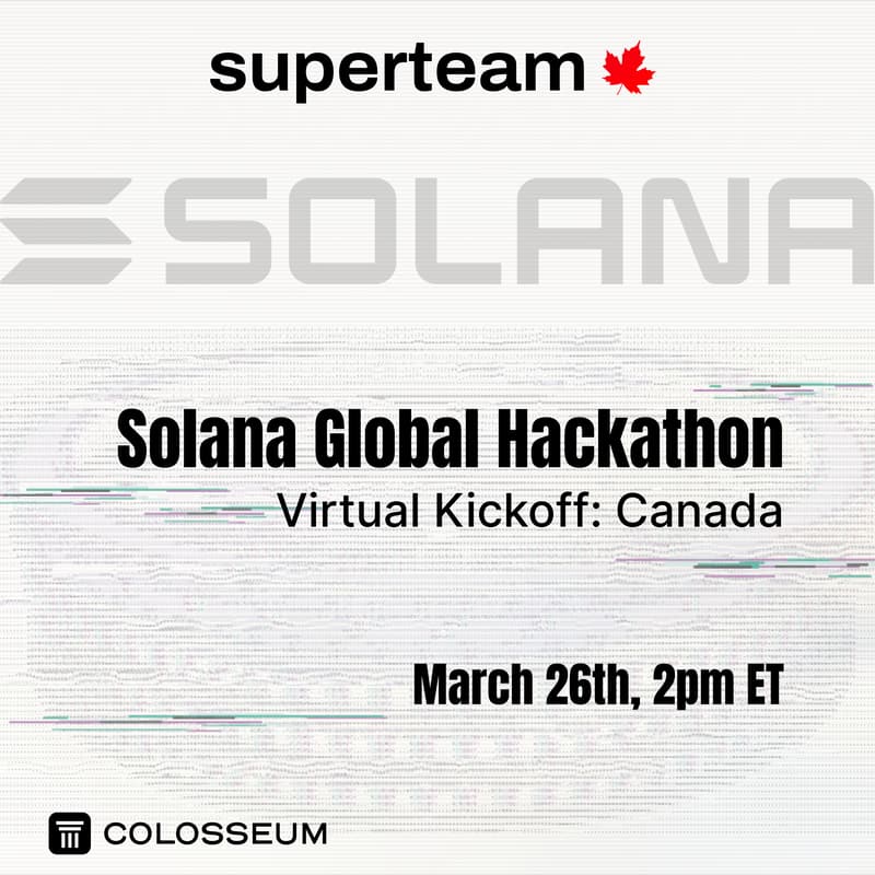 Cover Image for Solana Global Hackathon: Canada Virtual Kickoff