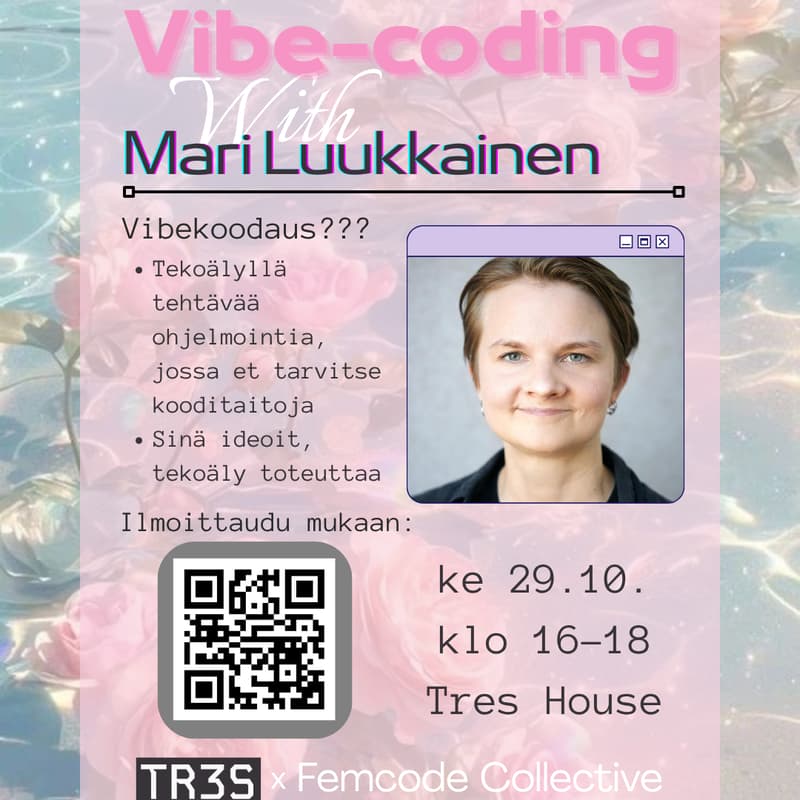 Cover Image for Vibekoodaus w/Mari Luukkainen