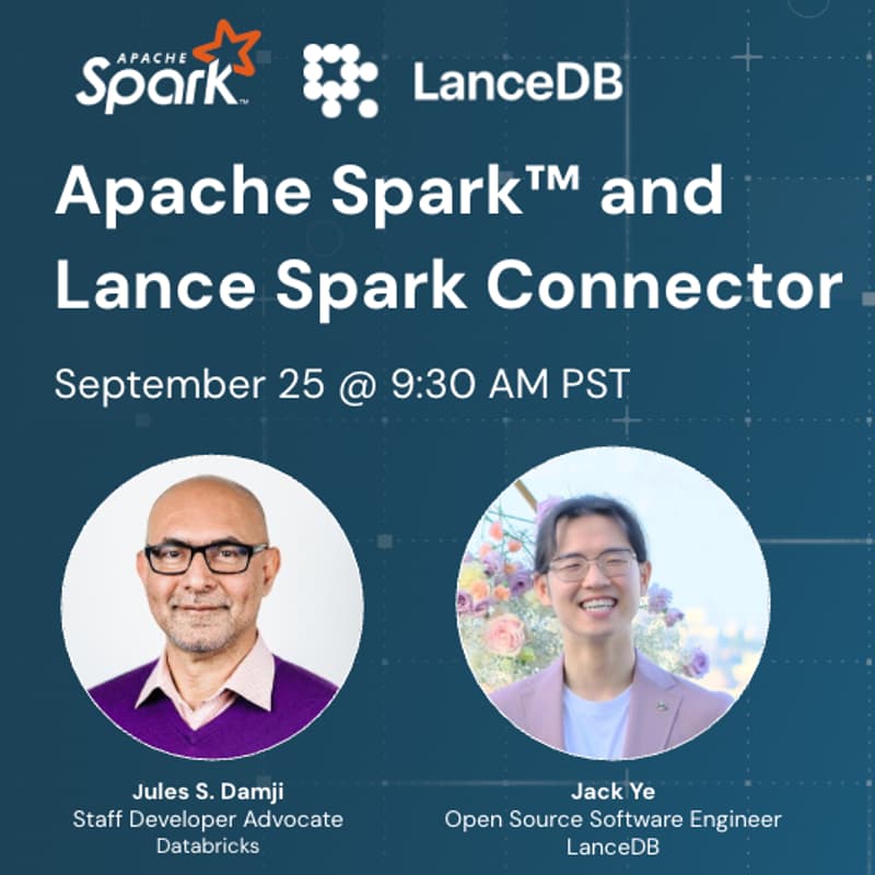 Cover Image for Apache Spark™ and Lance Spark Connector