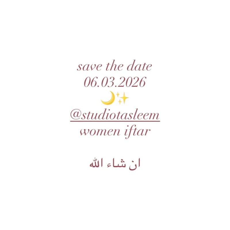 Cover Image for studio tasleem women iftar ๐ค