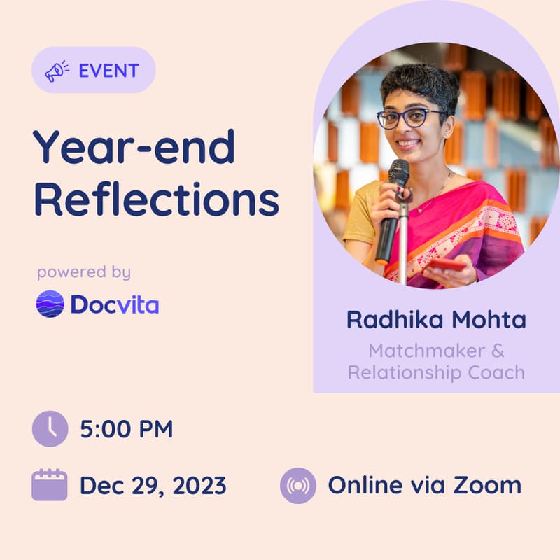 Cover Image for Year-end Reflections with Radhika