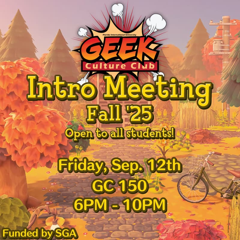 Cover Image for Geek Culture Club - Intro Meeting Fall '25