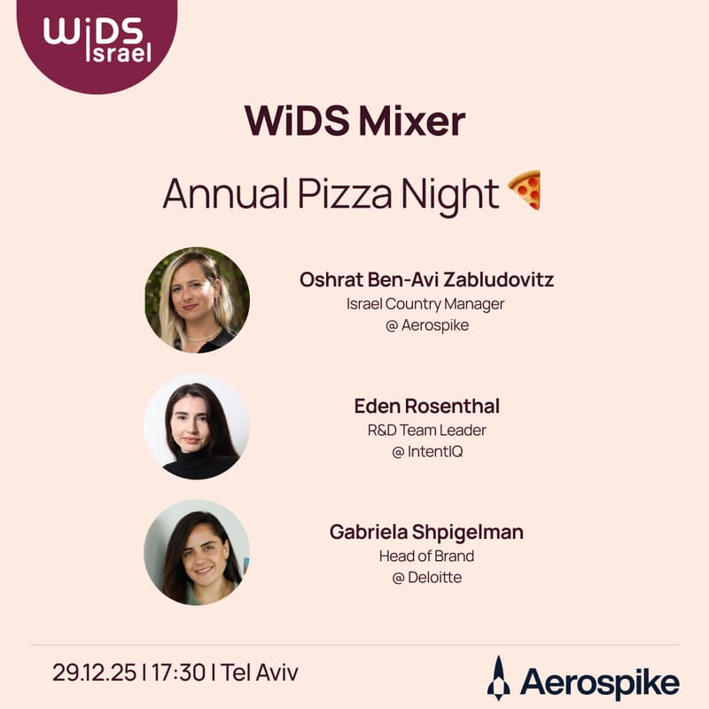 Cover Image for WiDS & Aerospike Annual Pizza Night