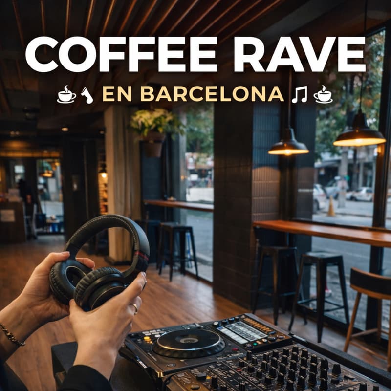 Cover Image for ☕🎶 COFFEE RAVE en Barcelona 🎶☕