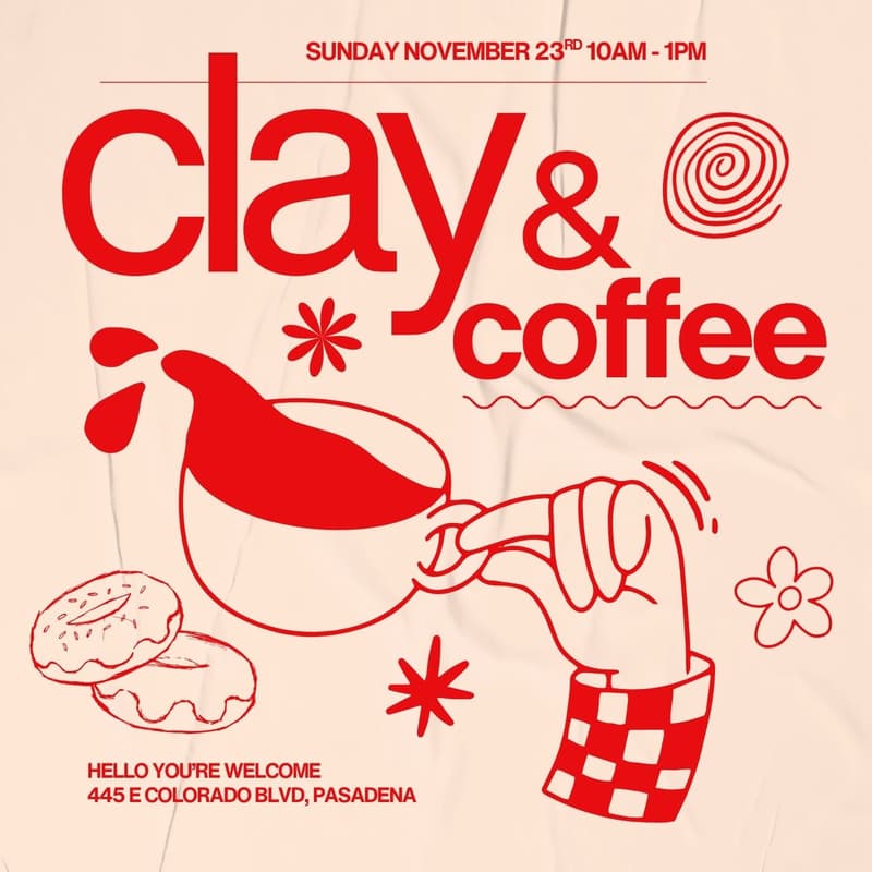 Cover Image for Clay & Coffee: A Ceramic Handbuilding Workshop