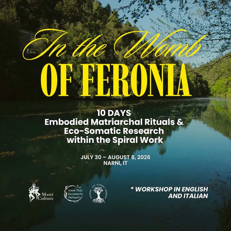 Cover Image for In the Womb of Feronia: 10-Day Embodied Matriarchal Rituals & Eco-Somatic Research
