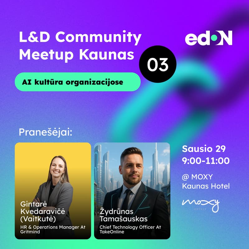 Cover Image for L&D Community Meetup #3 | Kaunas