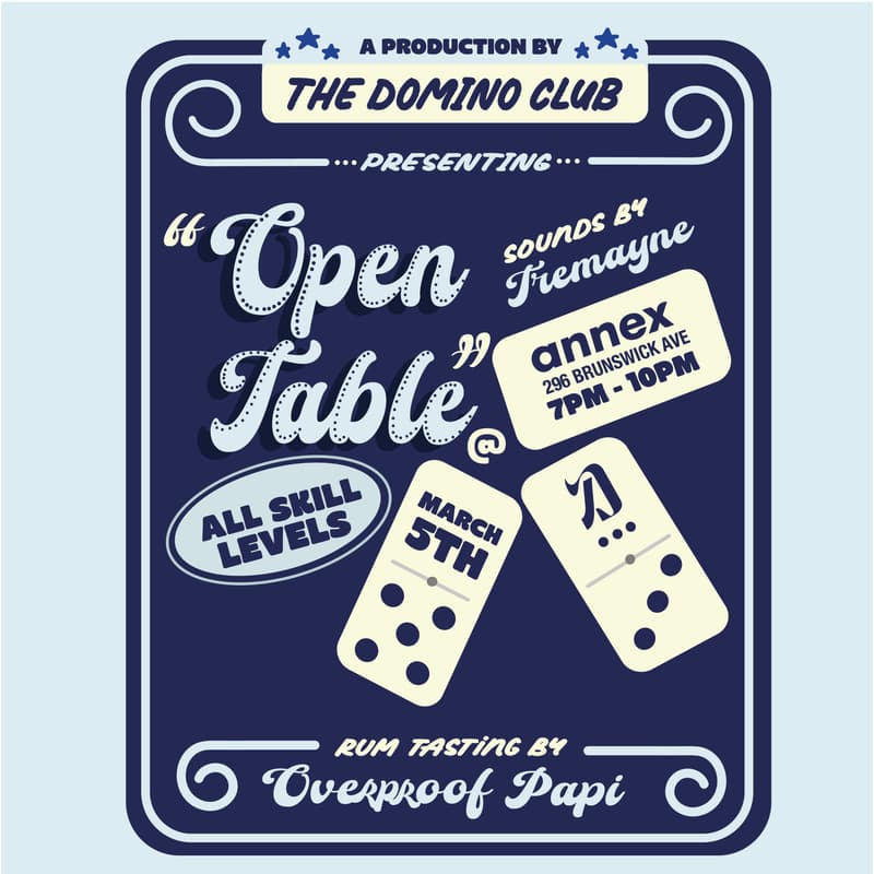 Cover Image for The Domino Club: Open Table