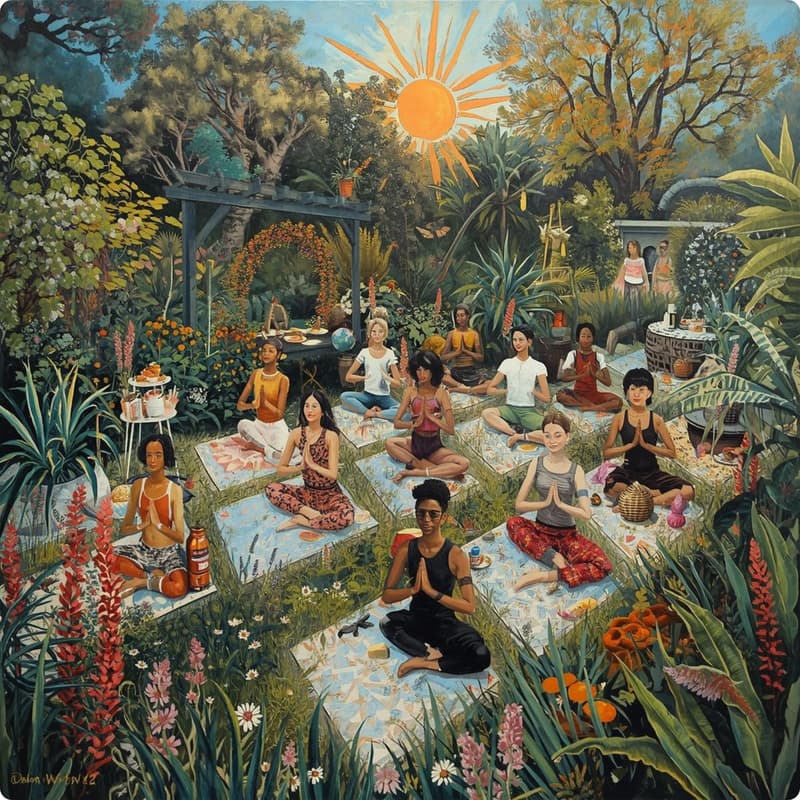 Cover Image for Amani Yoga Mini-Retreat - Sunshine & Stretch: 'Secret' Garden & Picnic