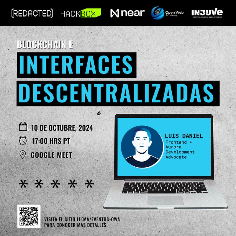 Cover Image for Workshop | Introducción a Blockchain e Interfaces Descentralizadas