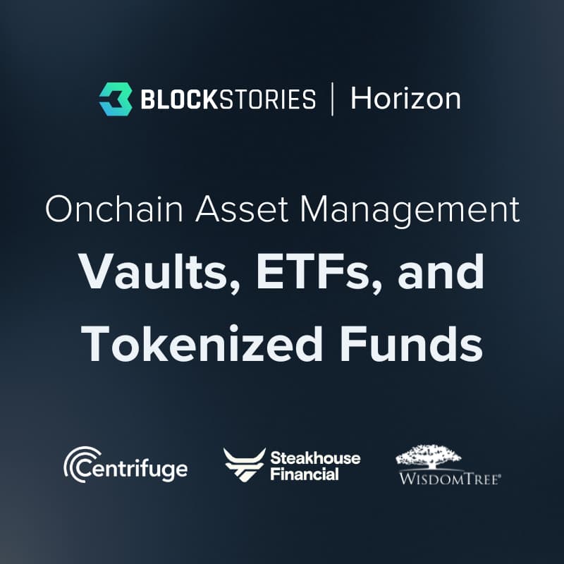 Cover Image for Webinar: Onchain Asset Management: Vaults, ETFs, and Tokenized Funds
