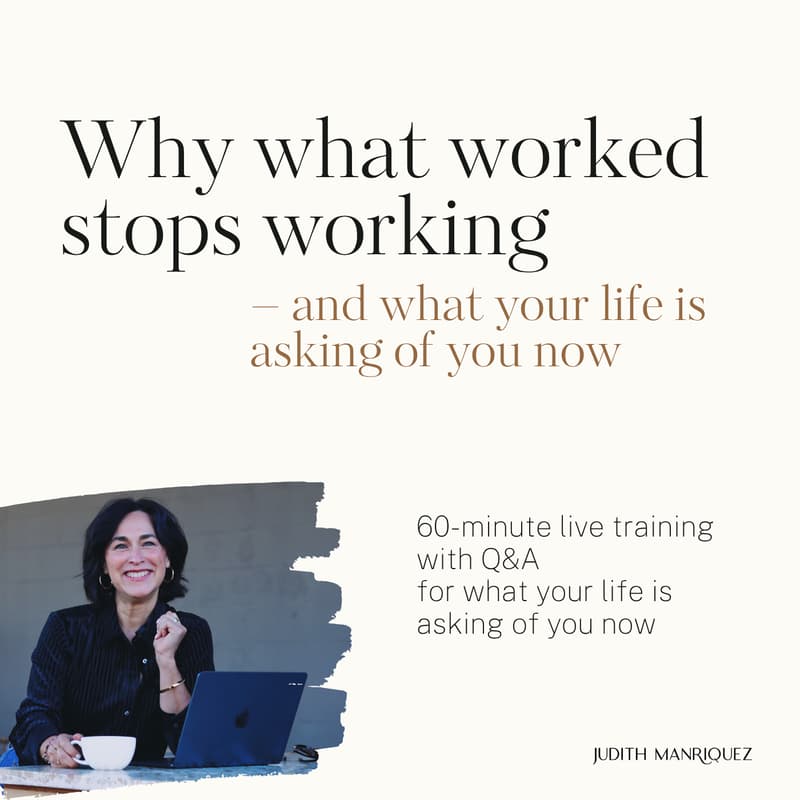 Cover Image for Why what worked stops working – and what your life is asking of you now