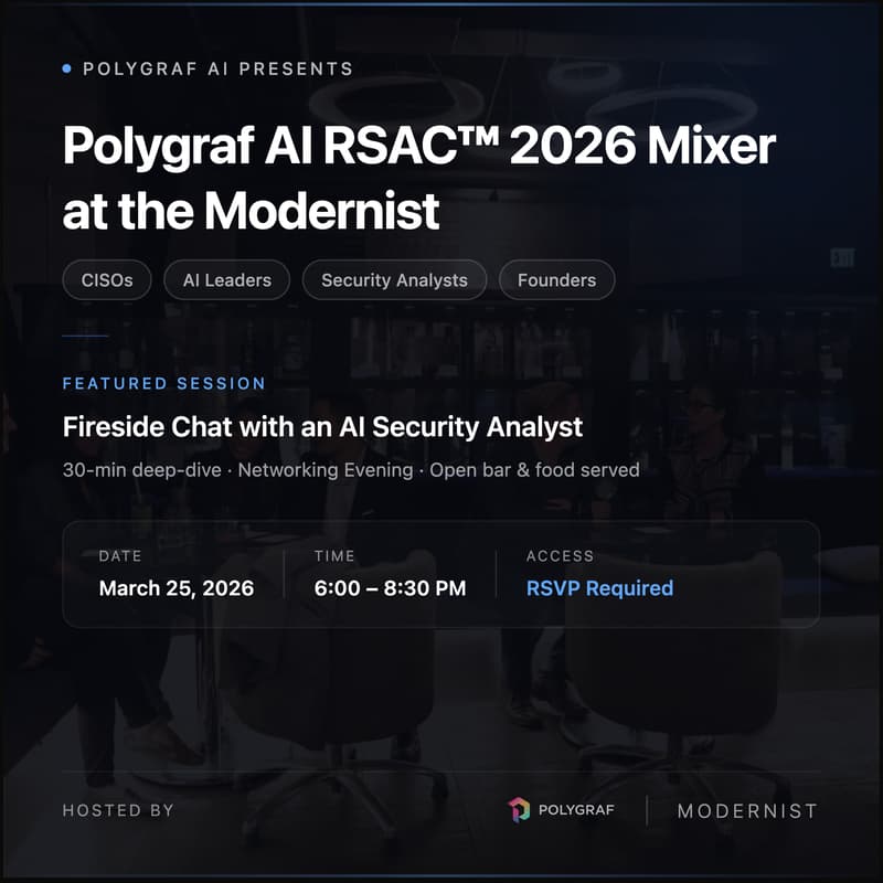 Cover Image for Polygraf AI RSAC™ 2026 Mixer
