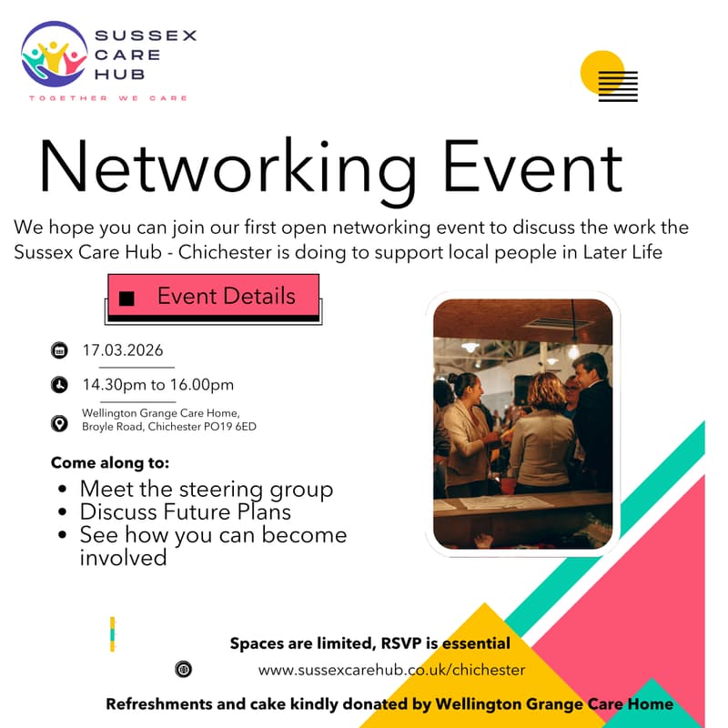 Cover Image for Sussex CareHub (Chichester) - Open Networking