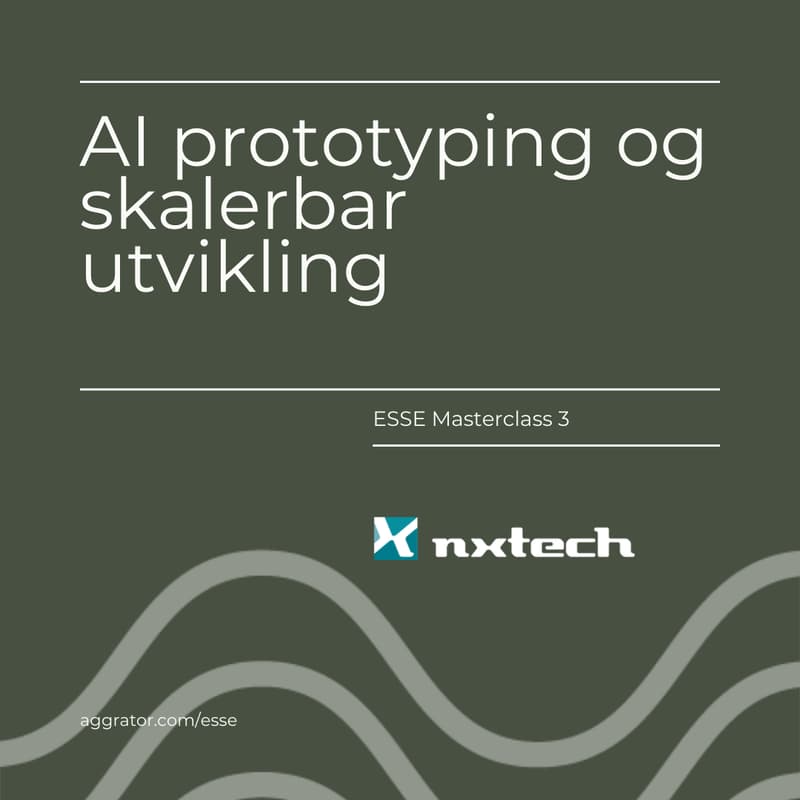 Cover Image for ESSE 3: AI prototyping og skalerbar utvikling
