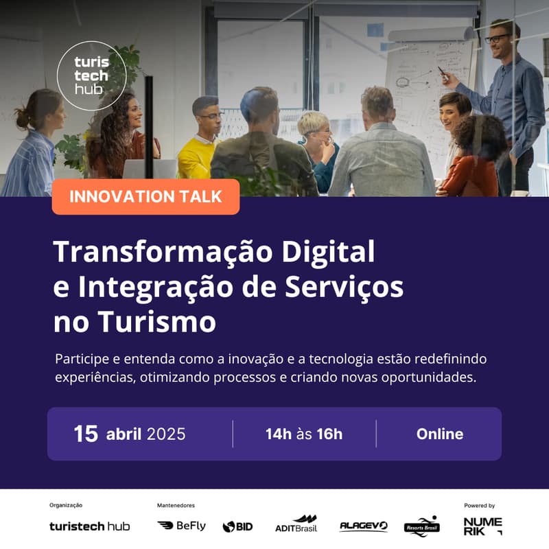 Cover Image for Innovation Talk | Transformação Digital e Integração de Serviços no Turismo