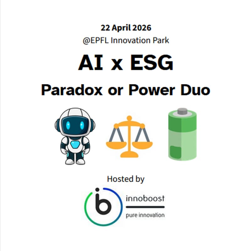 Cover Image for AI x ESG: Paradox or Power Duo @EPFL Innovation Park