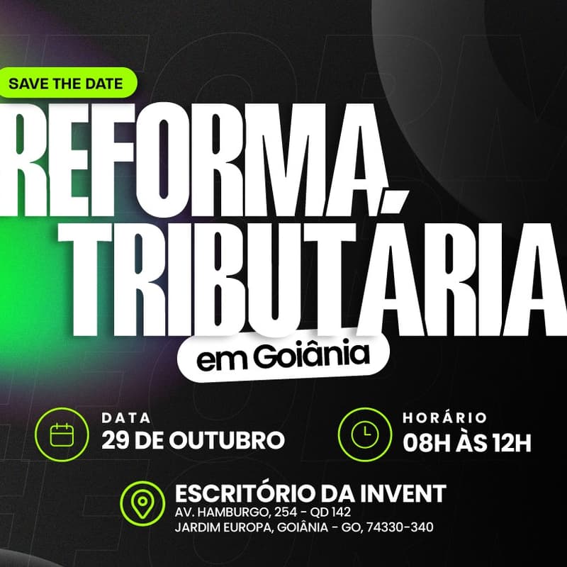 Cover Image for Evento sobre Reforma Tributária + SAP em Goiânia