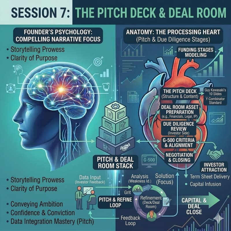 Cover Image for The Psychology and Anatomy of a Startup: Session 7 - The Pitch Deck & Deal Room