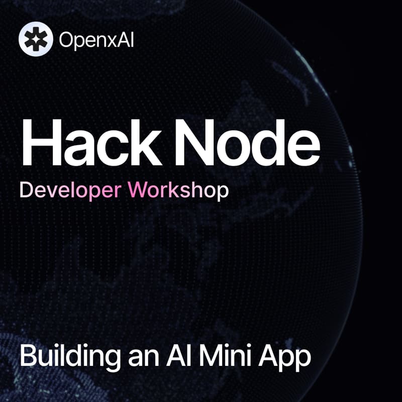 Cover Image for Hack Node Developer Workshop: Vibe Code Your First AI Mini App