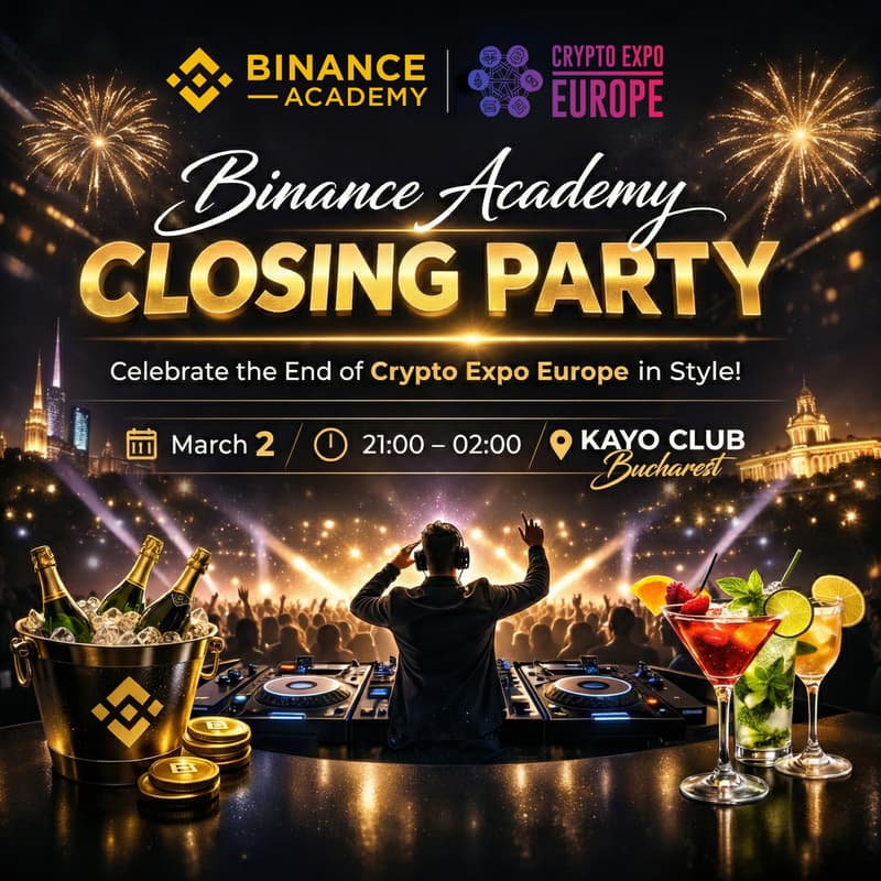 Cover Image for Binance Academy Closing Party at Crypto Expo Europe