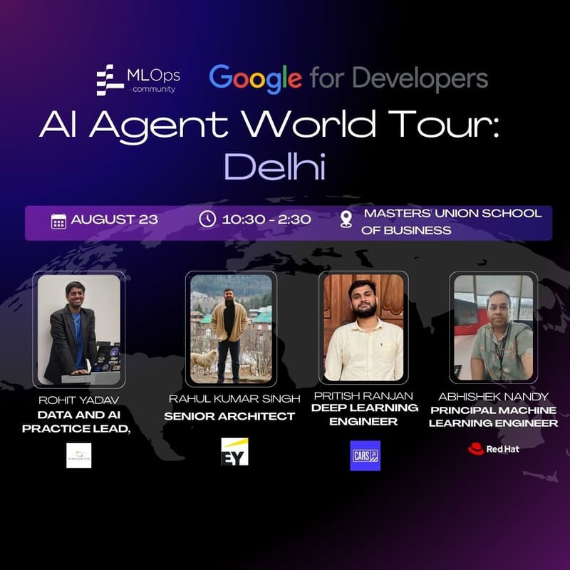 Cover Image for AI Agent World Tour in Delhi