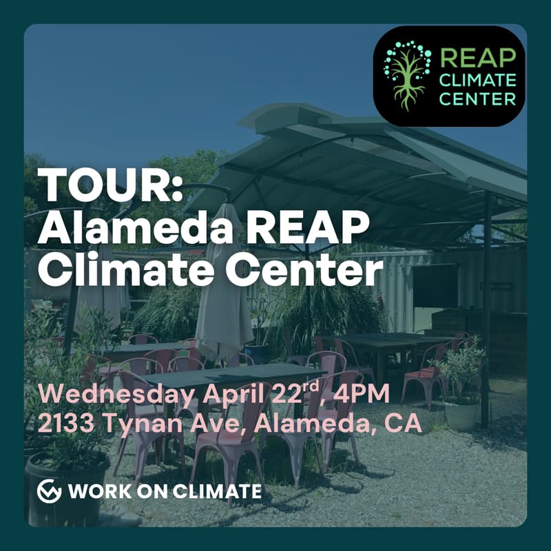Cover Image for SFCW Tour: Alameda REAP Climate Center