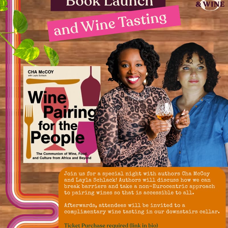 Cover Image for Wine Pairing for the People Book Launch and Wine Tasting
