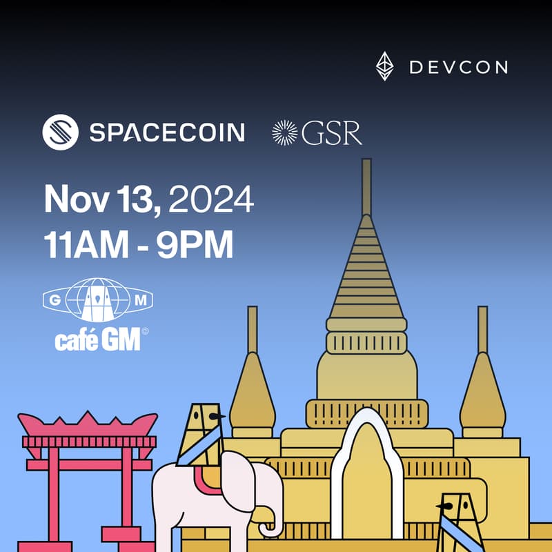 Cover Image for Cafe GM by Spacecoin x GSR