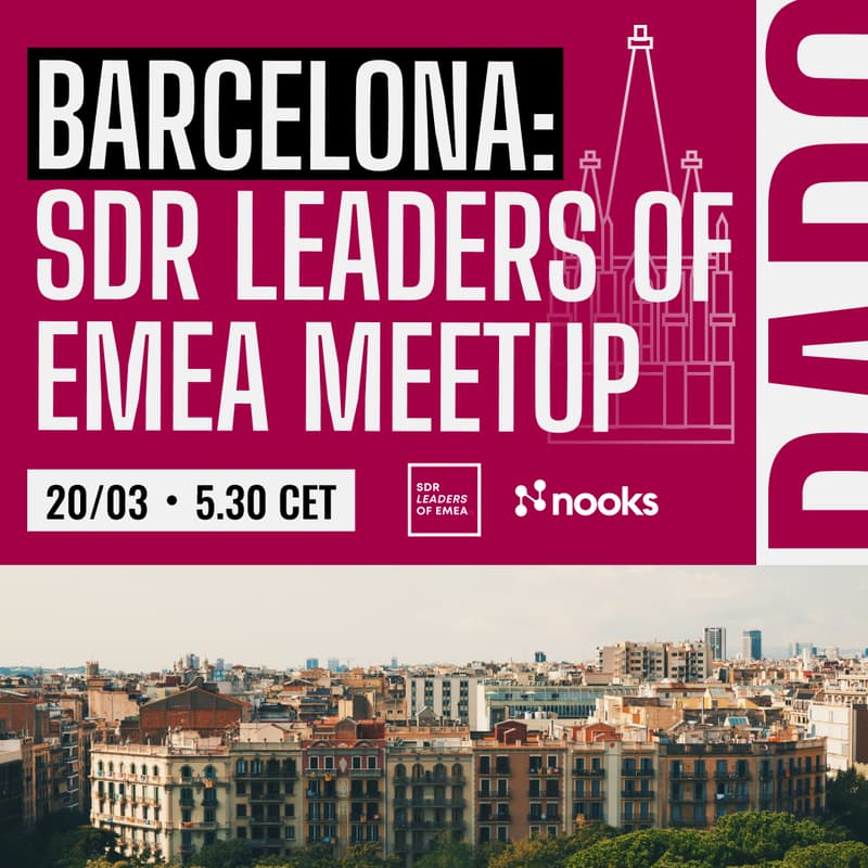 Cover Image for Barcelona: SDR Leaders of EMEA Meetup