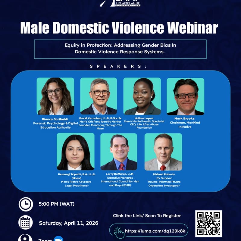 Cover Image for MALE DOMESTIC VIOLENCE WEBINAR