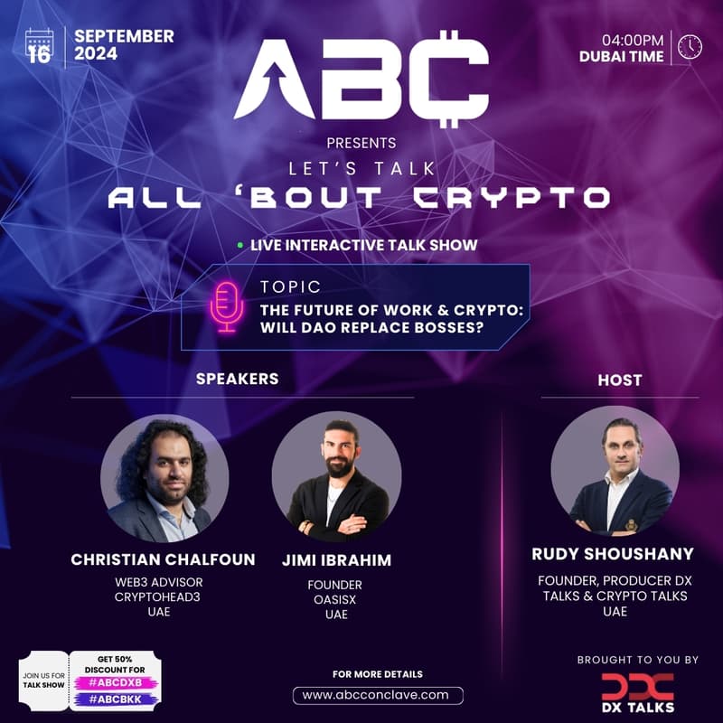 Cover Image for EPISODE 3: THE FUTURE OF WORK & CRYPTO: WILL DAOs REPLACE BOSSES?
