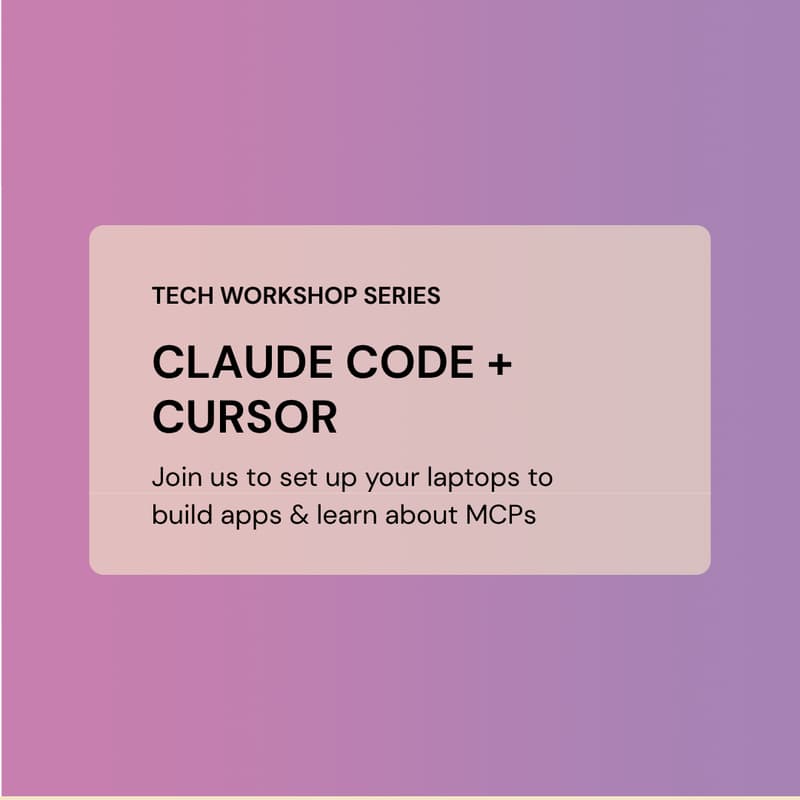 Cover Image for Claude Code + Cursor Workshop