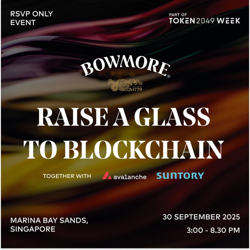 Cover Image for Bowmore x Avalanche  Raise a glass to blockchain