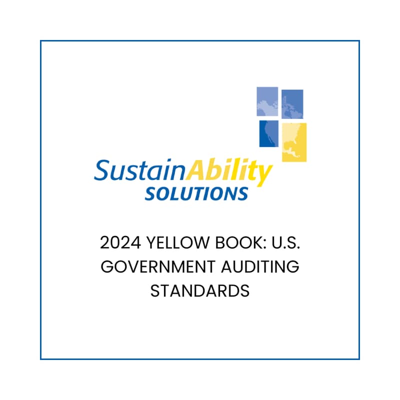 Cover Image for 2024 Yellow Book: U.S. Governmental Auditing Standards