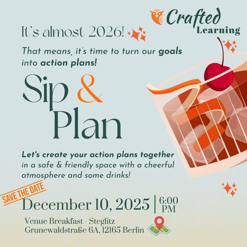 Cover Image for Sip & Plan: Turning goals into action plans