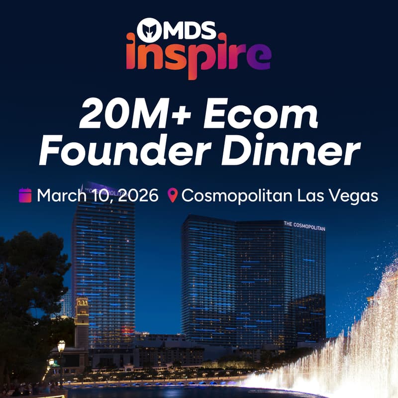 Cover Image for MDS Ecom Centurion Founder Dinner at Inspire 2026