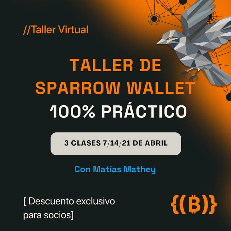 Cover Image for Taller de Sparrow Wallet