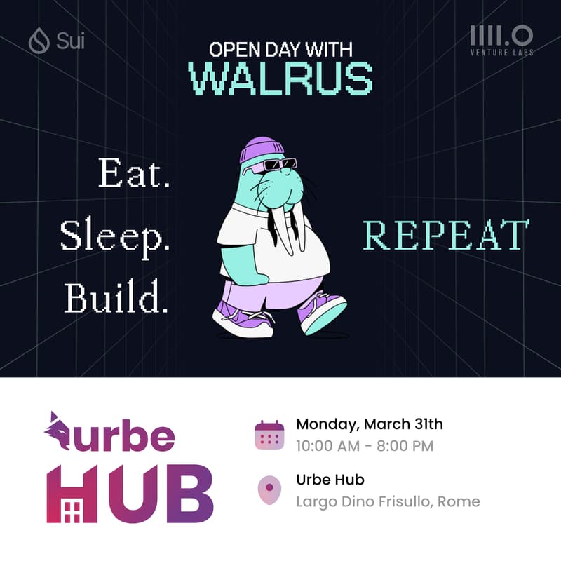 Cover Image for Urbe Hub Open day with Walrus