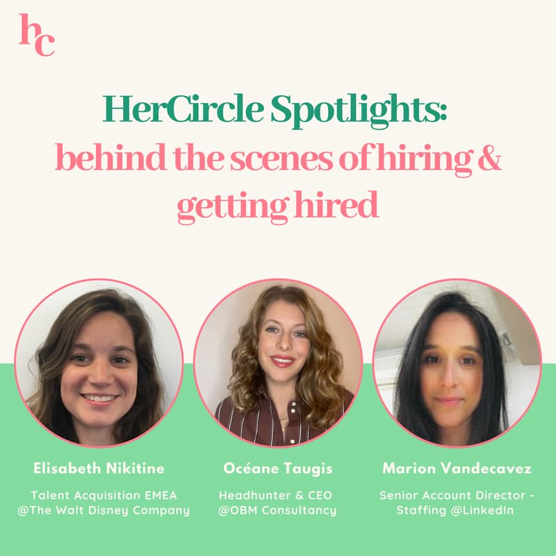 Cover Image for ✨ HerCircle Spotlights: behind the scenes of hiring & getting hired