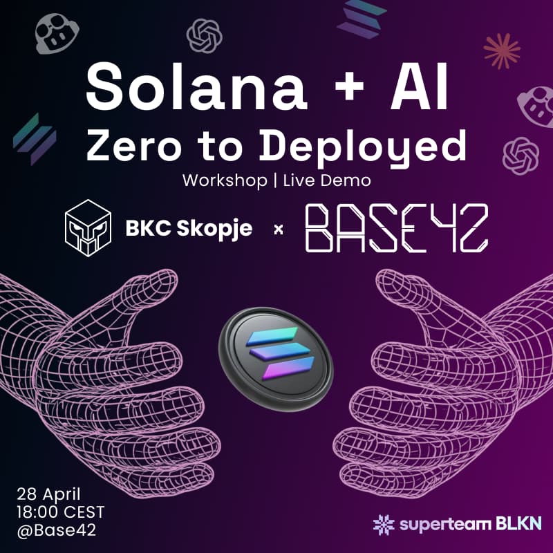 Cover Image for Solana + AI: Zero to Deployed