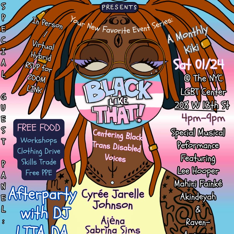 Cover Image for Black Like That! - Centering Black Trans Disabled Voices